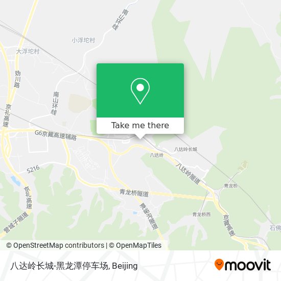 八达岭长城-黑龙潭停车场 map