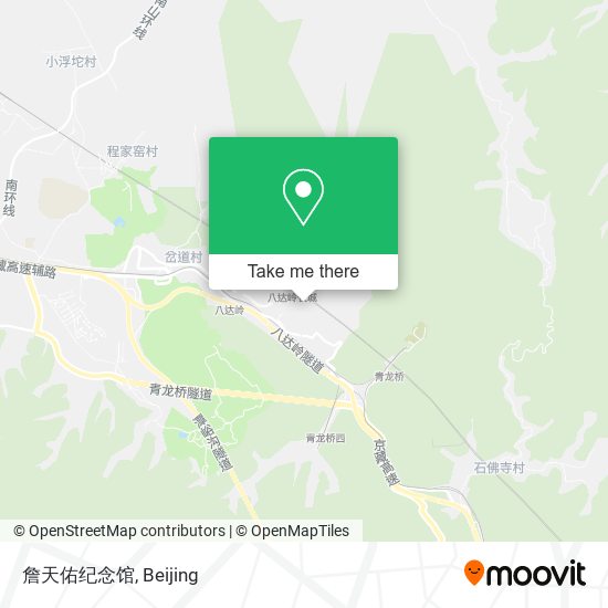 詹天佑纪念馆 map