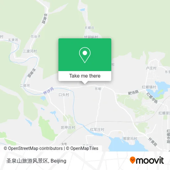圣泉山旅游风景区 map