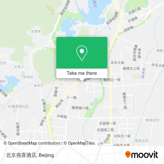 北京燕喜酒店 map