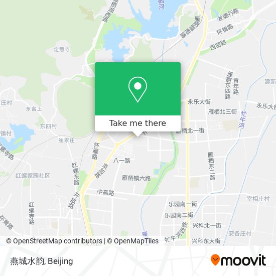 燕城水韵 map