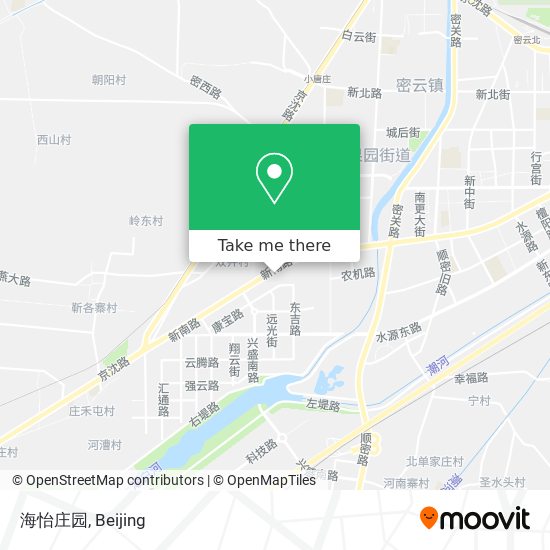 海怡庄园 map