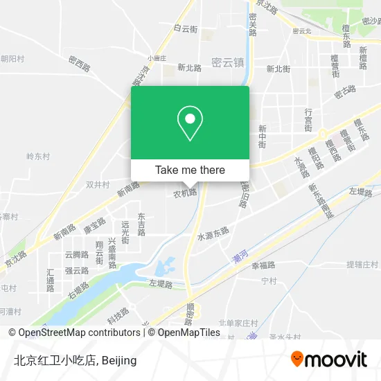 北京红卫小吃店 map