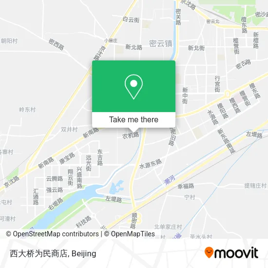 西大桥为民商店 map