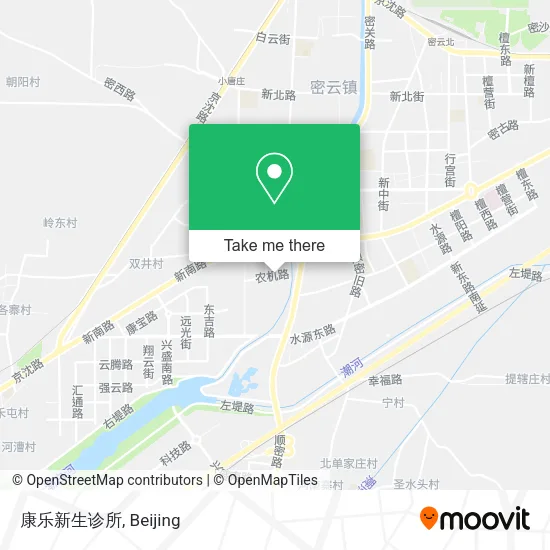 康乐新生诊所 map