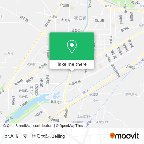 北京市一零一地质大队 map