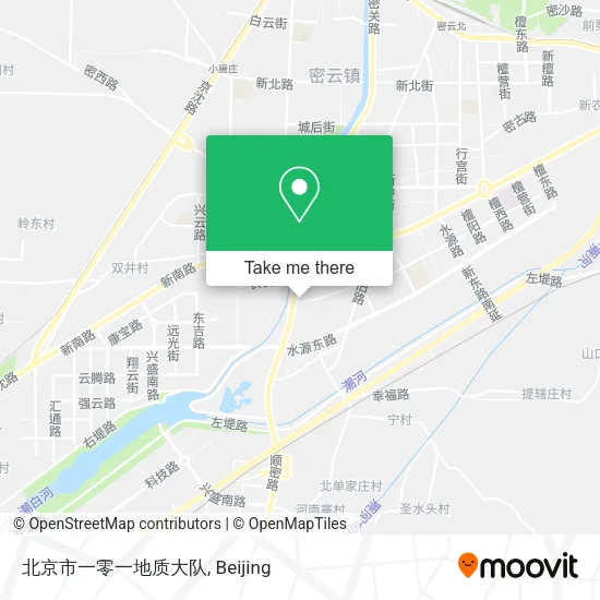 北京市一零一地质大队 map