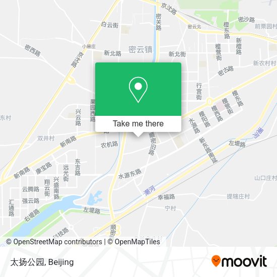 太扬公园 map