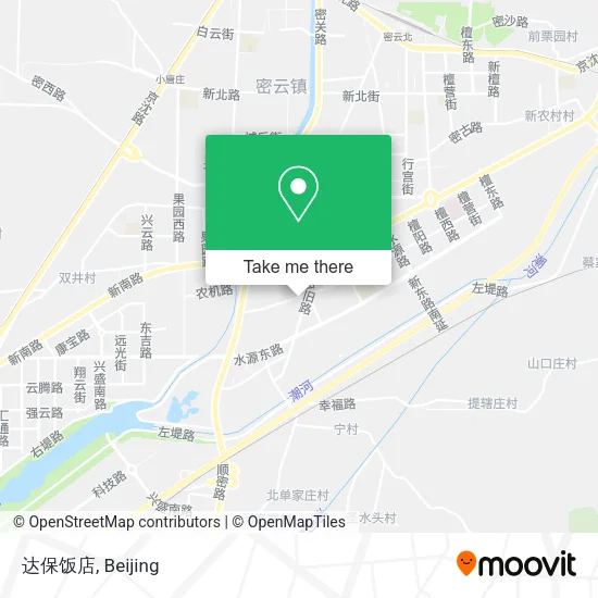 达保饭店 map