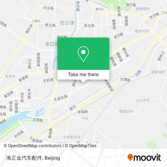 海正金汽车配件 map