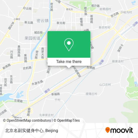 北京名副实健身中心 map