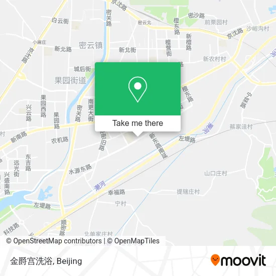金爵宫洗浴 map