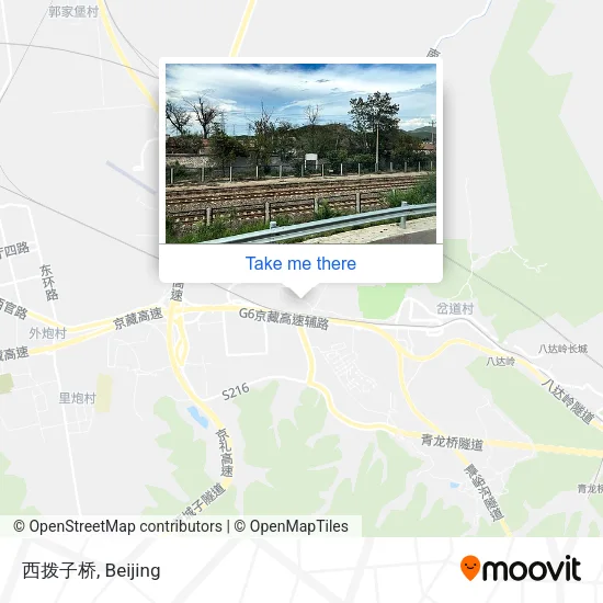 西拨子桥 map