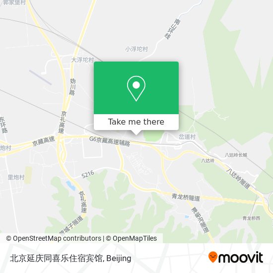 北京延庆同喜乐住宿宾馆 map