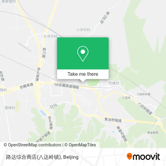 路达综合商店(八达岭镇) map