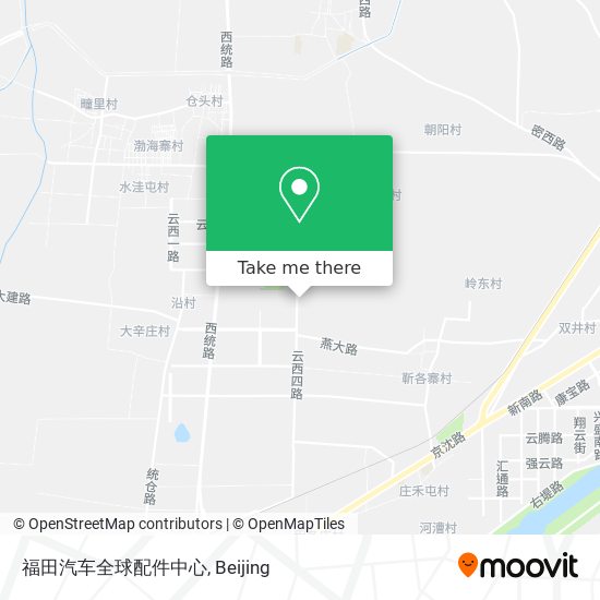 福田汽车全球配件中心 map