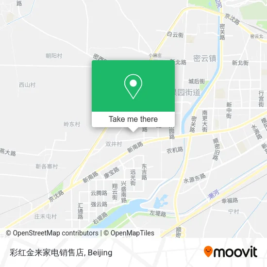 彩红金来家电销售店 map