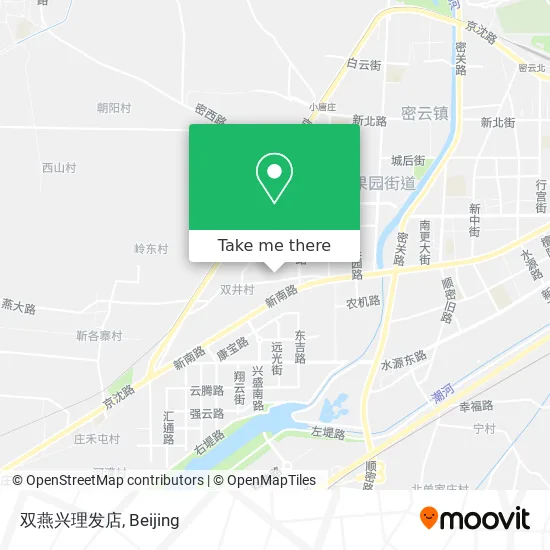 双燕兴理发店 map