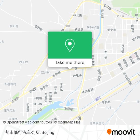 都市畅行汽车会所 map