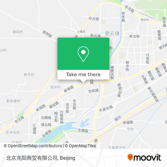 北京兆阳商贸有限公司 map