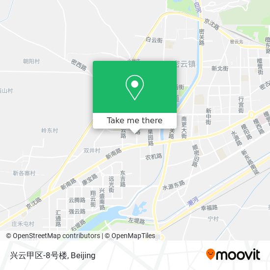 兴云甲区-8号楼 map