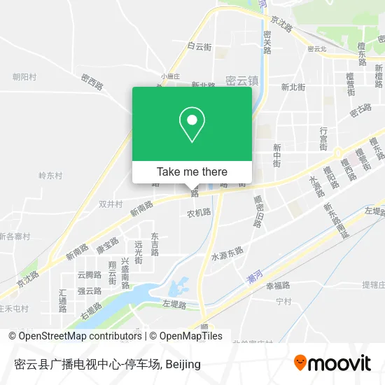 密云县广播电视中心-停车场 map