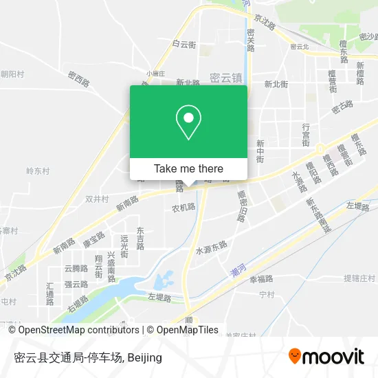 密云县交通局-停车场 map