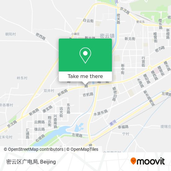 密云区广电局 map