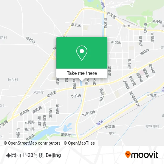 果园西里-23号楼 map
