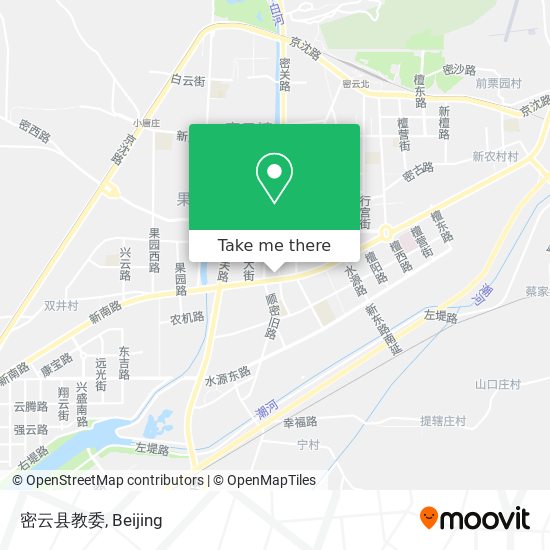 密云县教委 map