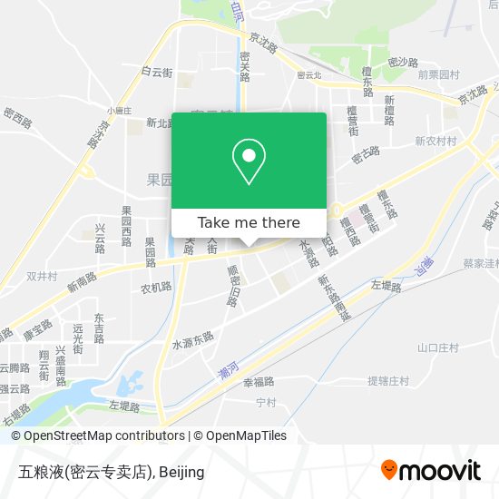 五粮液(密云专卖店) map
