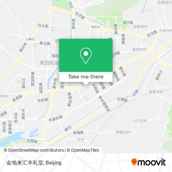 金地来汇丰礼堂 map