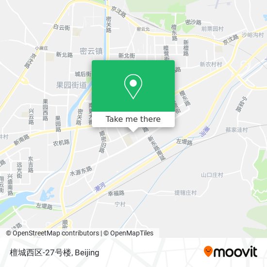 檀城西区-27号楼 map