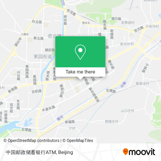 中国邮政储蓄银行ATM map