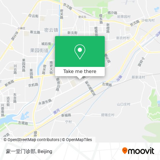 蒙一堂门诊部 map