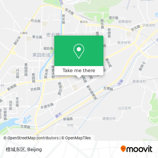 檀城东区 map