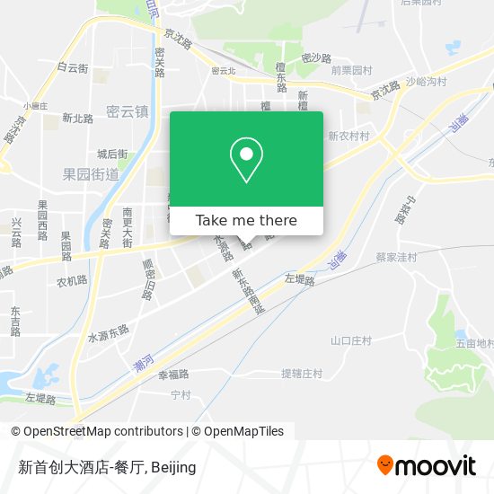 新首创大酒店-餐厅 map