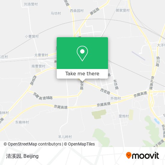 清溪园 map