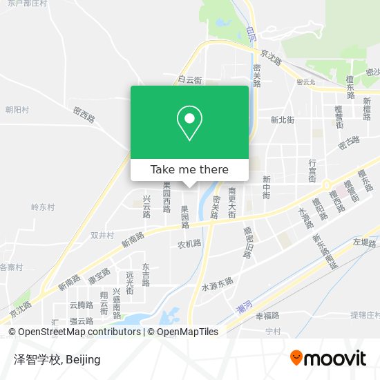 泽智学校 map