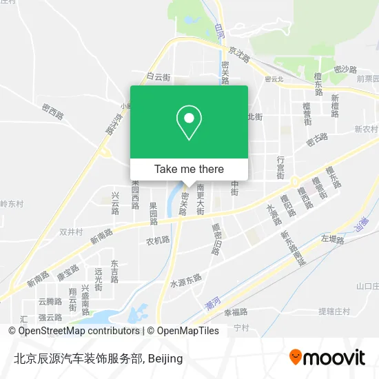 北京辰源汽车装饰服务部 map