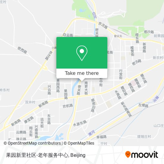 果园新里社区-老年服务中心 map
