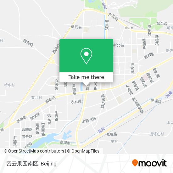 密云果园南区 map