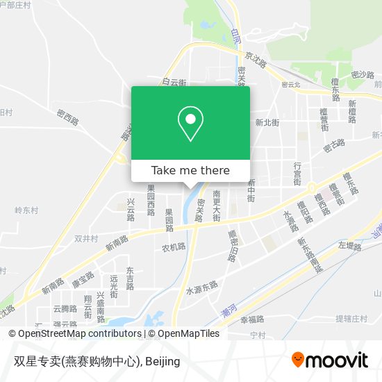 双星专卖(燕赛购物中心) map