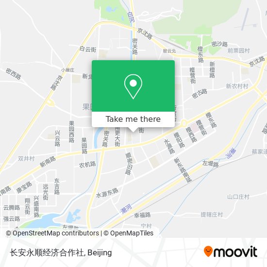 长安永顺经济合作社 map