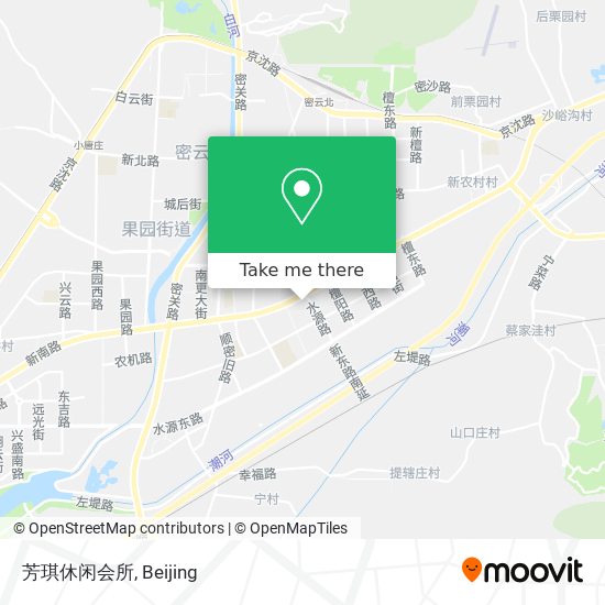 芳琪休闲会所 map