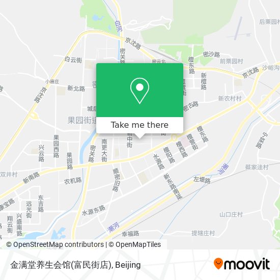 金满堂养生会馆(富民街店) map