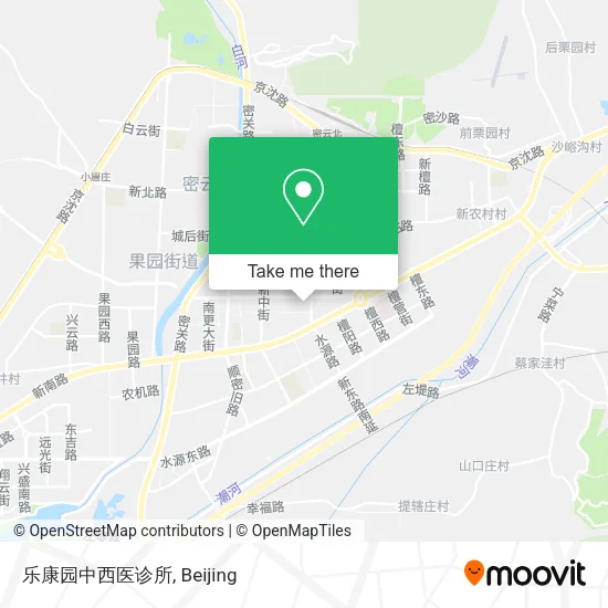 乐康园中西医诊所 map