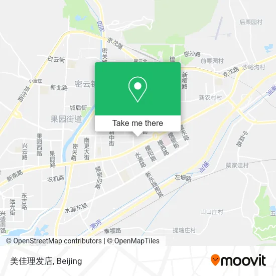 美佳理发店 map
