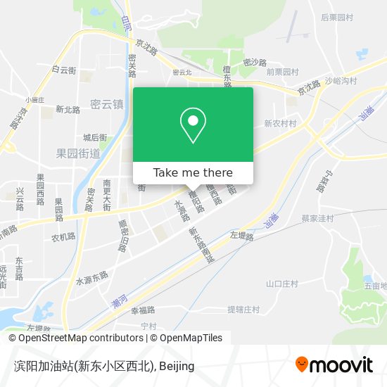 滨阳加油站(新东小区西北) map