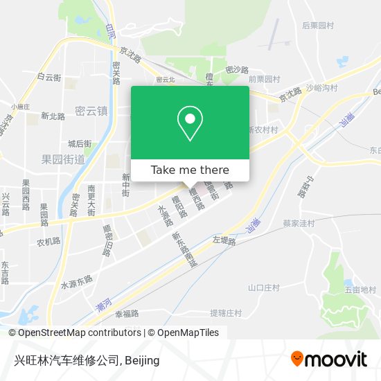 兴旺林汽车维修公司 map